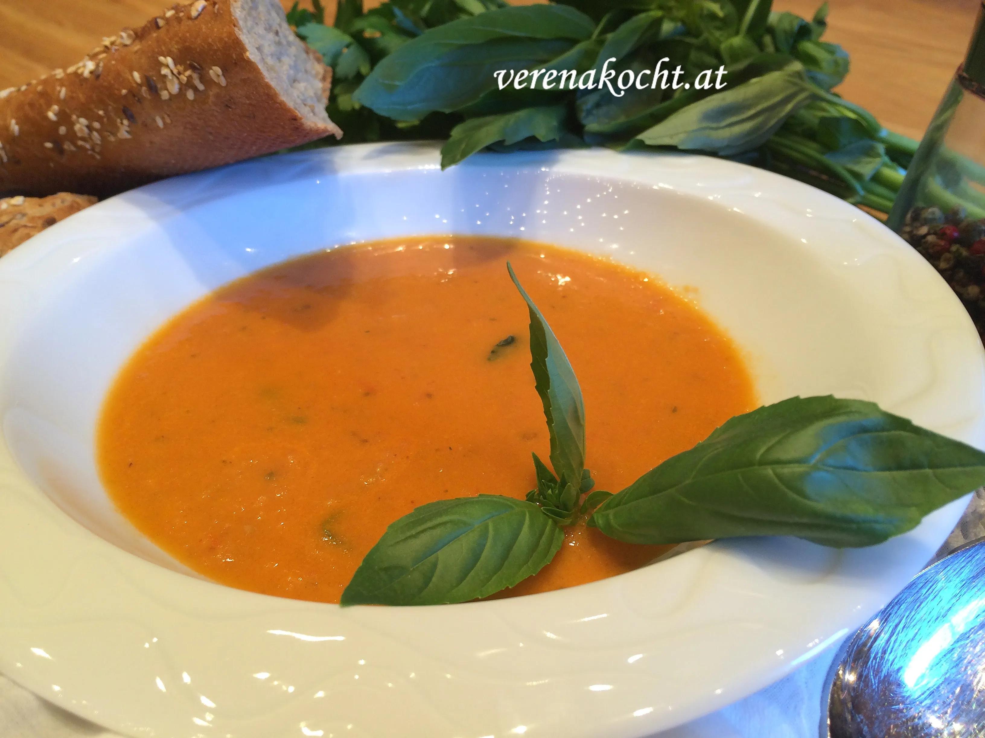 wärmende Tomaten-Creme-Suppe im Thermomix (und) frierend-pubertierende ...