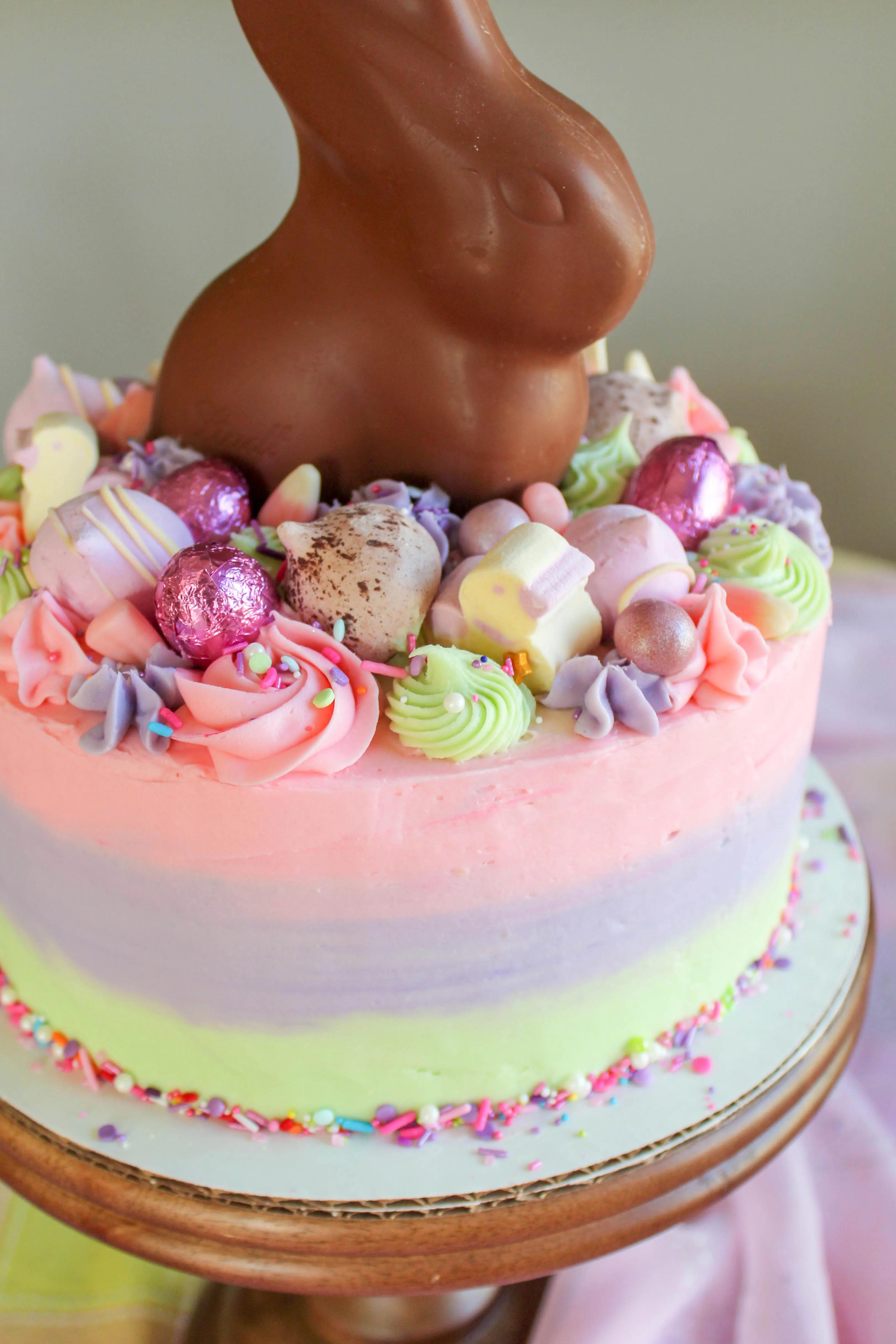 Easter Bunny Cake - Recipes Inspired by Mom