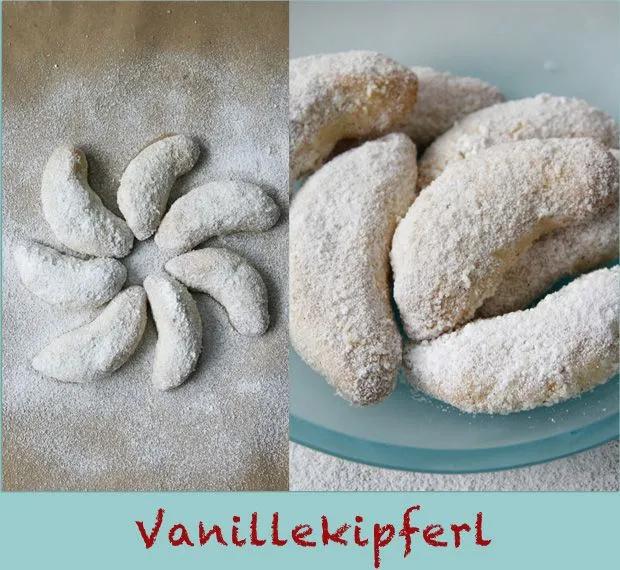 Vanillekipferl bestes Rezept Puderzucker vanillezucker | Vanillekipferl ...