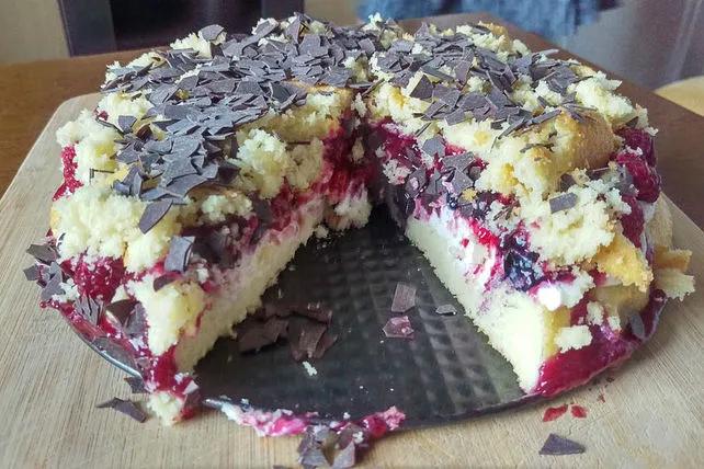 Himbeerkuchen mit Quarksahnefüllung von Snidi| Chefkoch