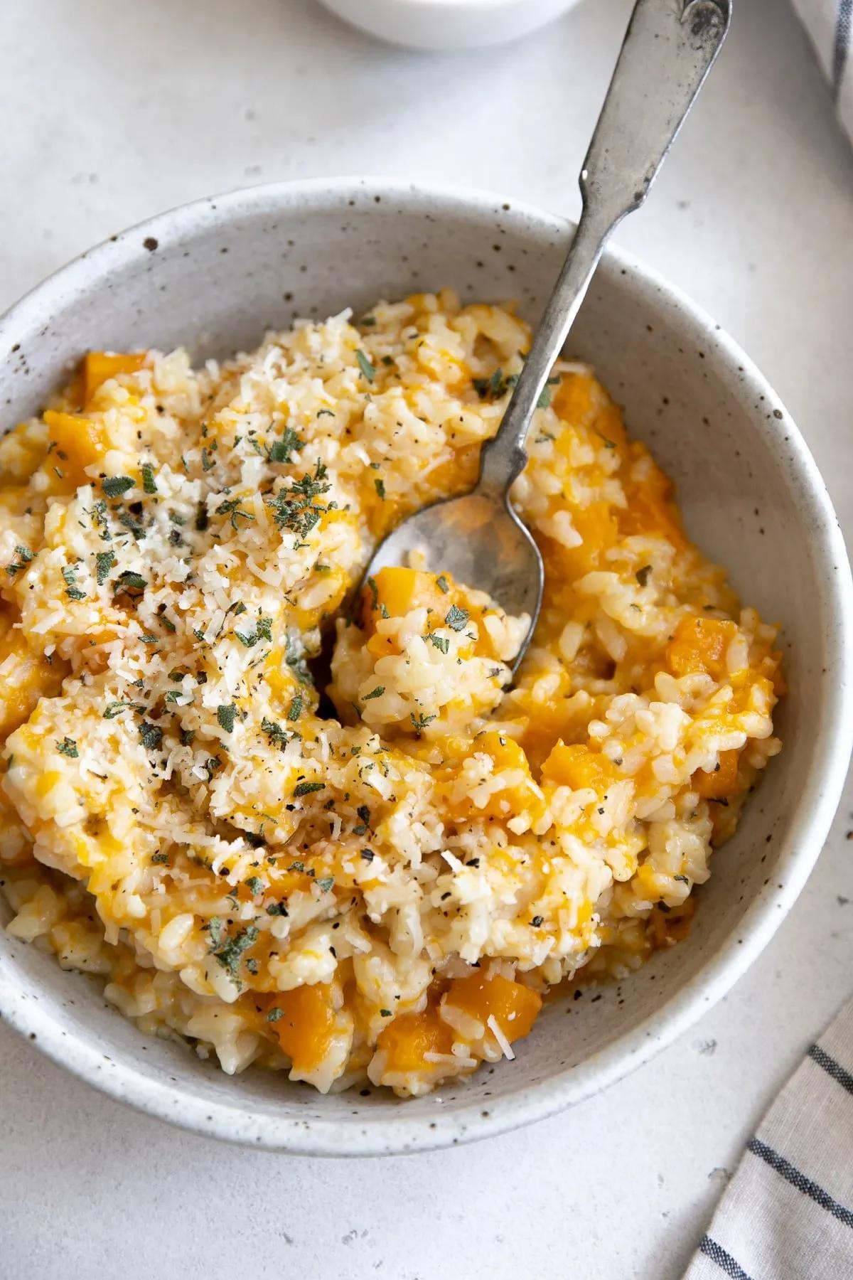 Easy Instant Pot Risotto with Butternut Squash - The Forked Spoon