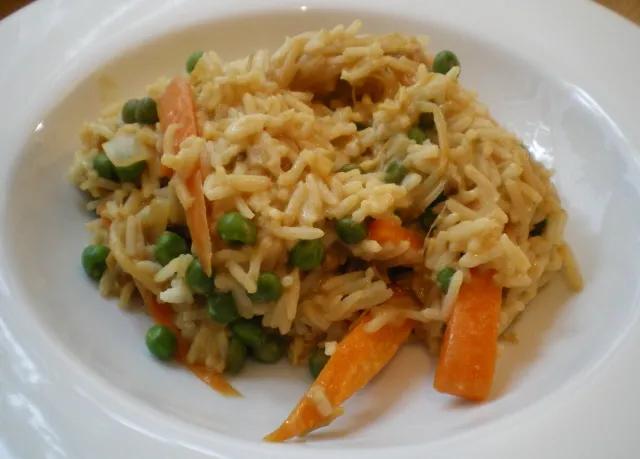 Sekundentakt: Gemüse-Kokos-Curry mit Reis