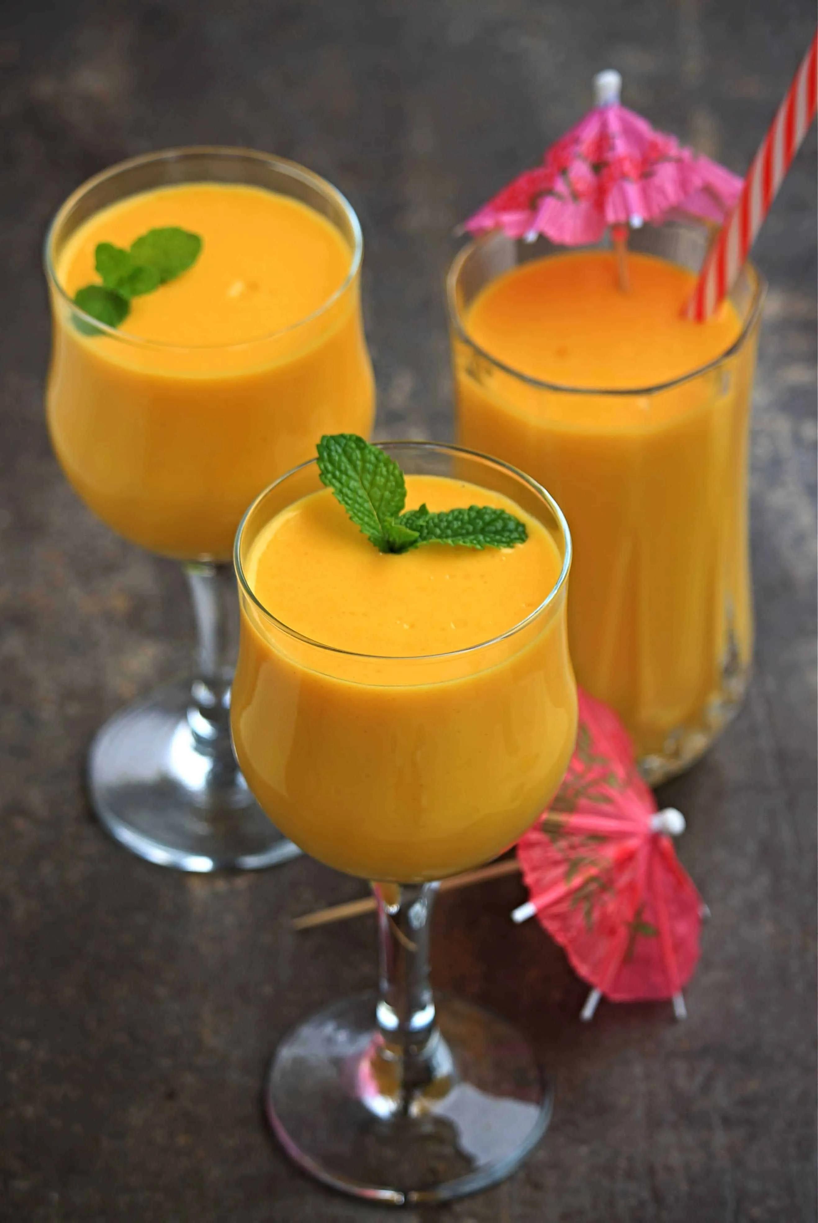 Mango Lassi Indian Drink