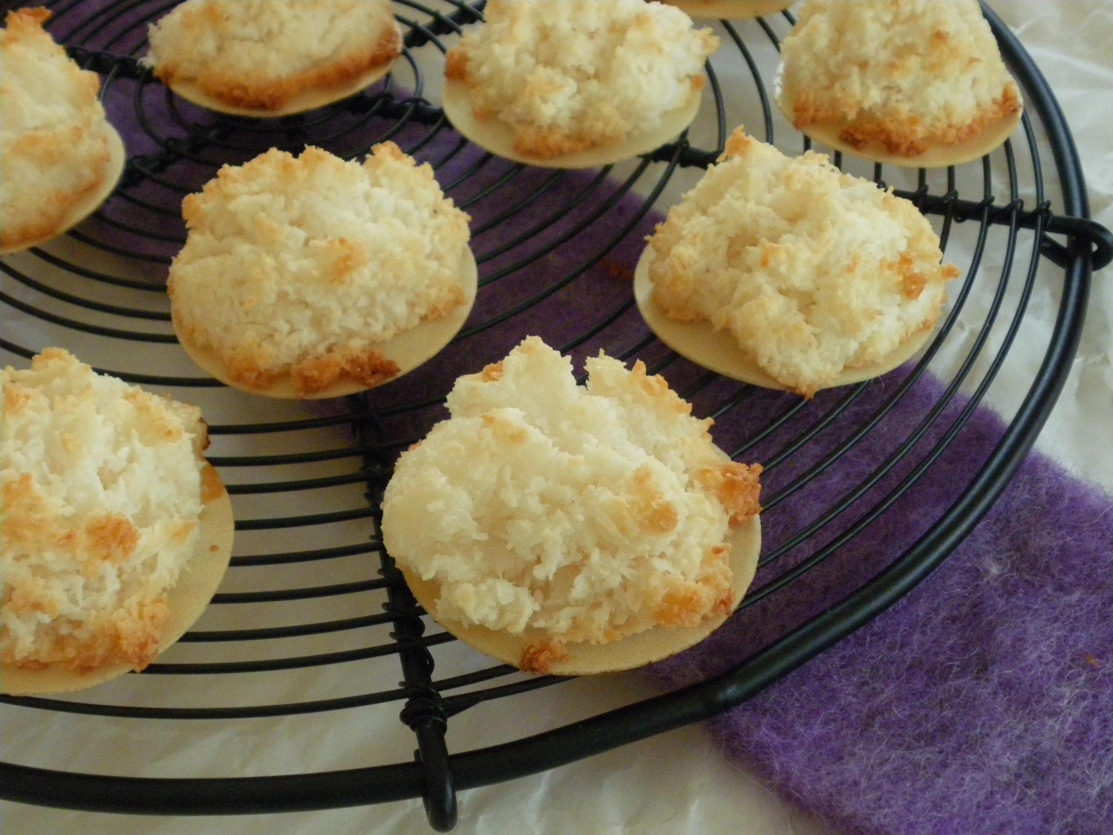 Kokosmakronen {glutenfrei} - meergruenes - vollwertig glutenfrei backen