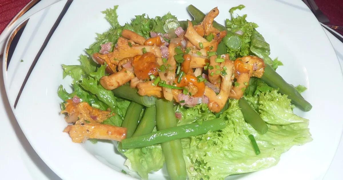 Pfifferling-Salat (salade de chanterelles) - einfach &amp; lecker ...
