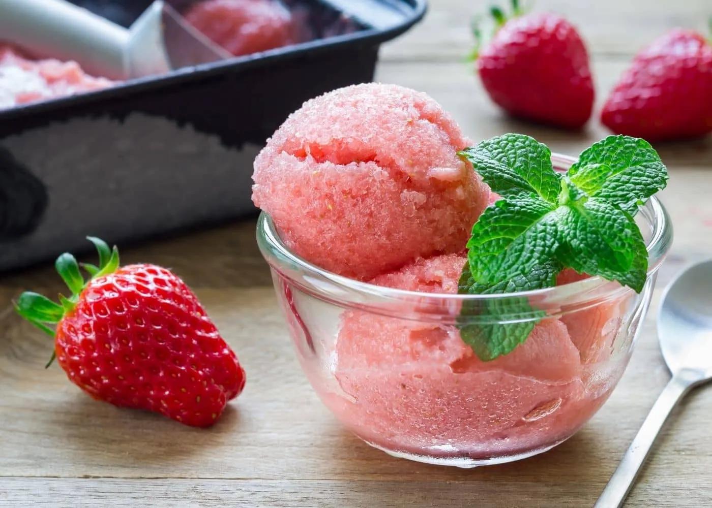 How to Make Vitamix Fruit Sorbet - Clean Eating Kitchen
