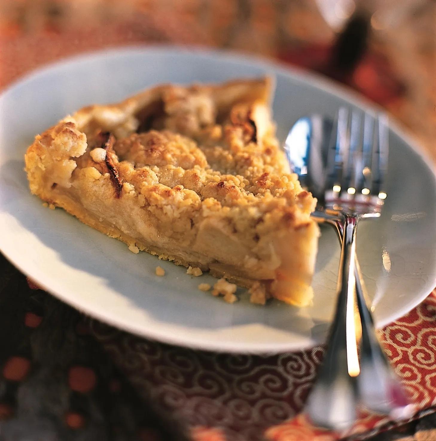 Recette tarte aux pommes au crumble - Marie Claire