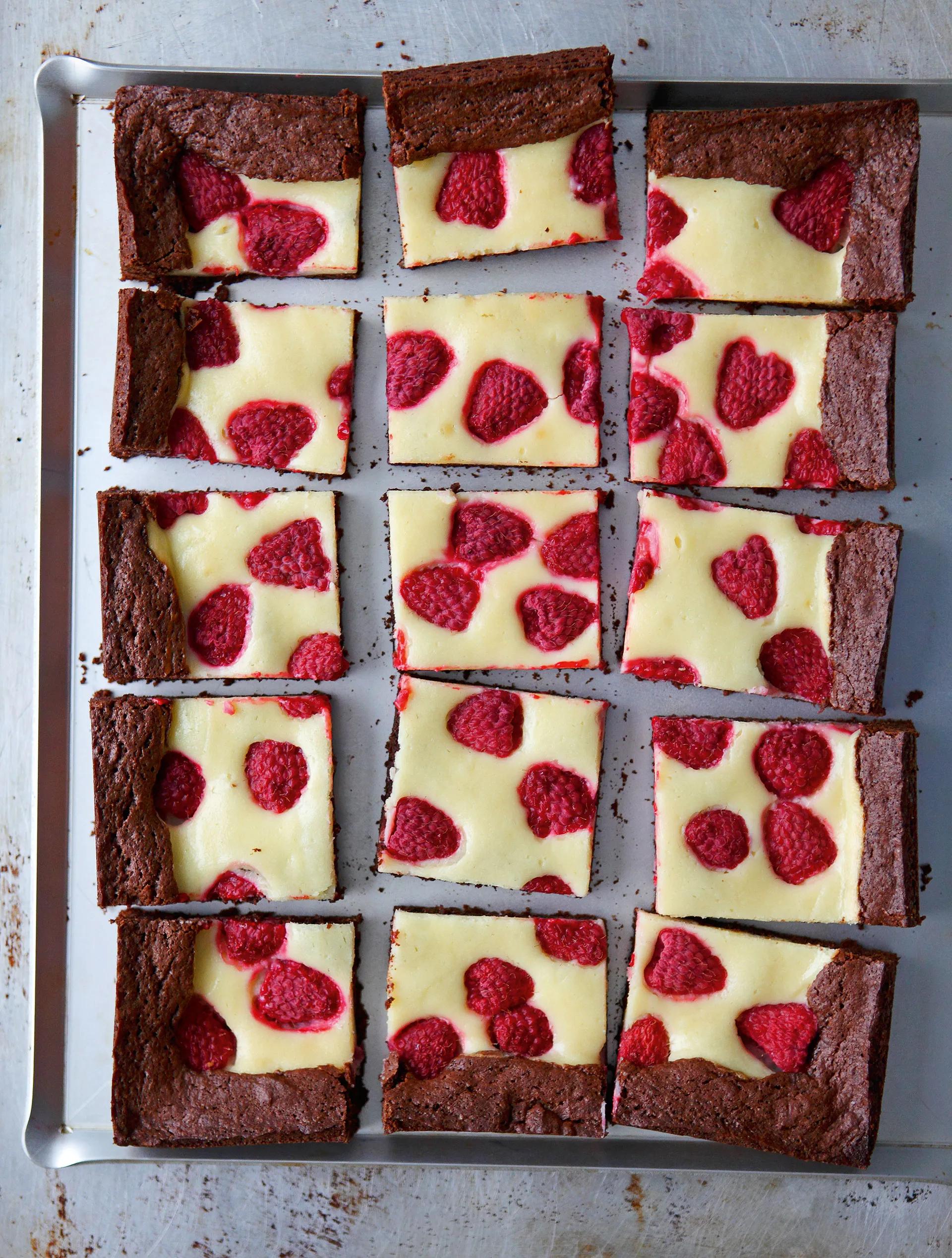 Raspberry Cheesecake Brownies – Brownies mit Himbeeren und Frischkäse ...