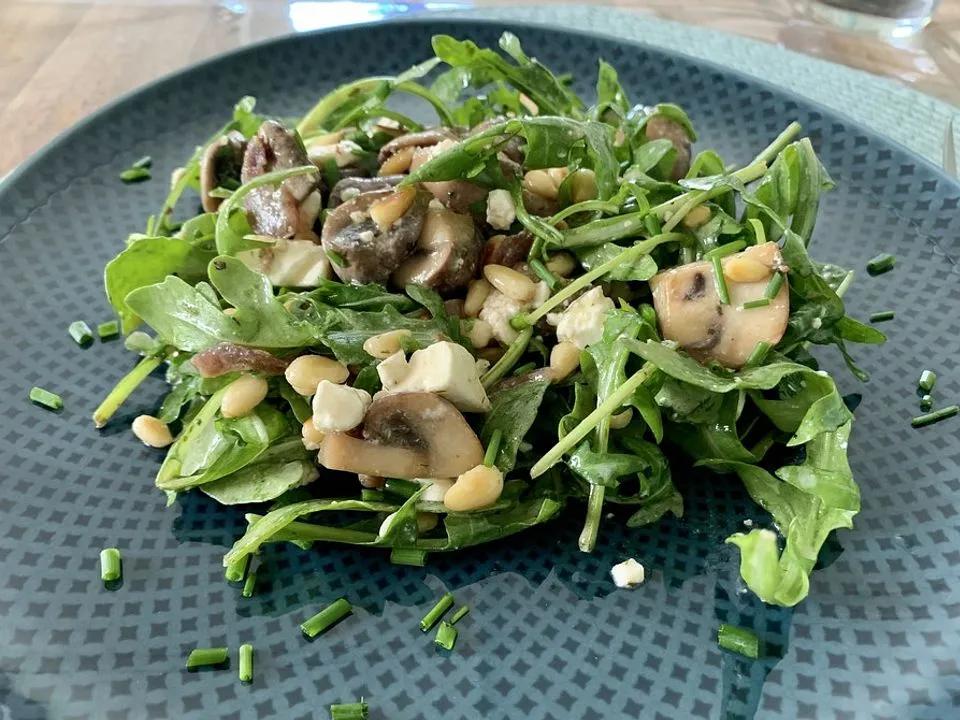 Champignon - Rucola - Salat von ozzybrickz | Chefkoch