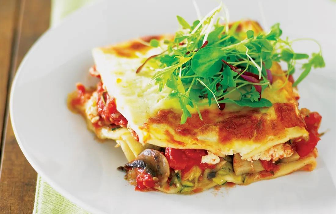 Lazy vegetarian lasagne - Healthy Food Guide