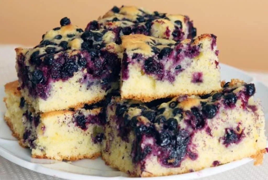 Haferflocken Kuchen mit Blaubeeren | Essen Rezept