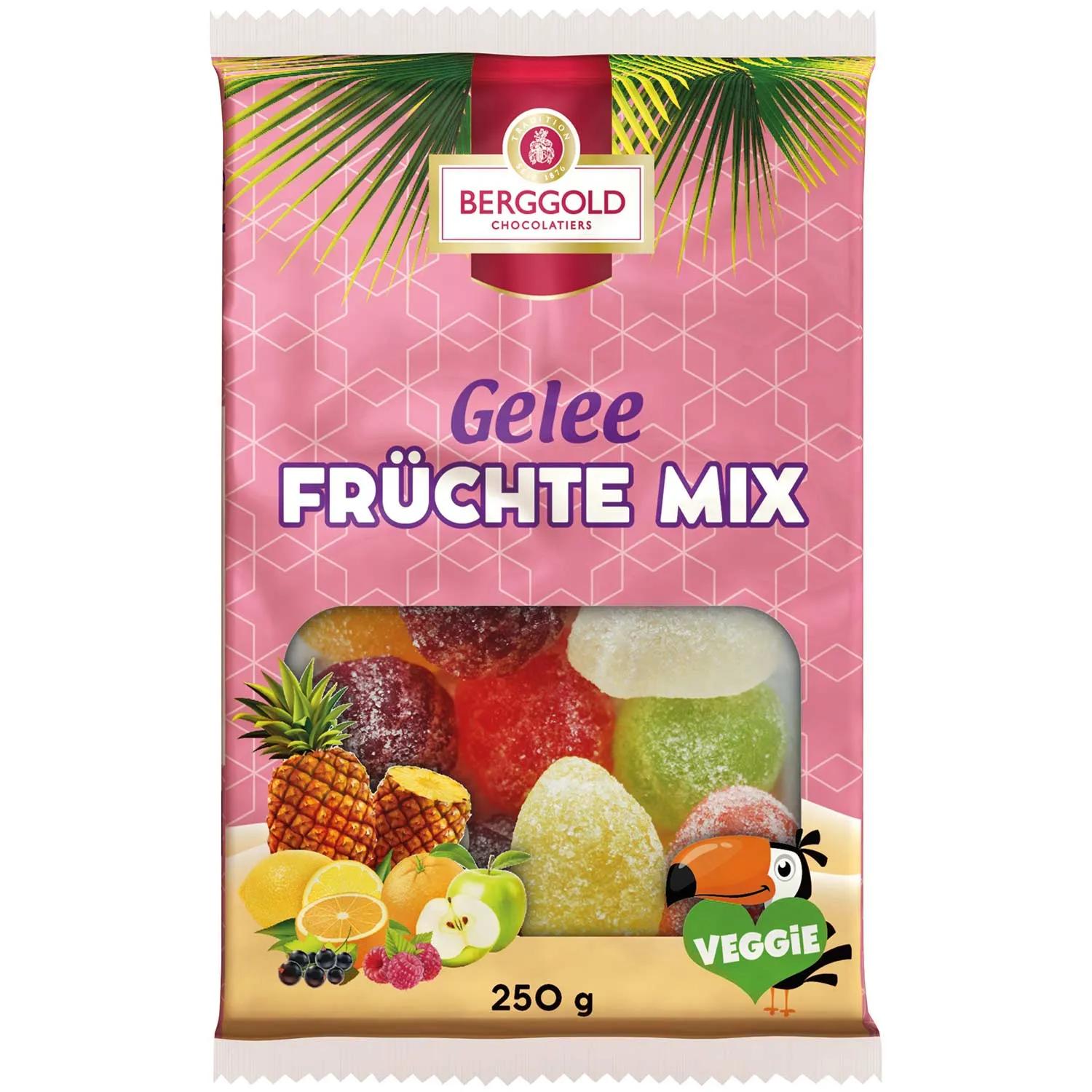 Berggold Gelee Früchte Mix 250g | Online kaufen im World of Sweets Shop