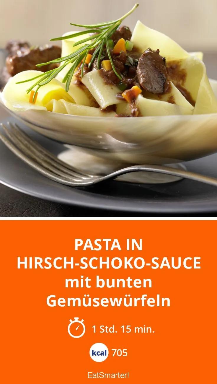 Pasta in Hirsch-Schoko-Sauce Rezept | EAT SMARTER