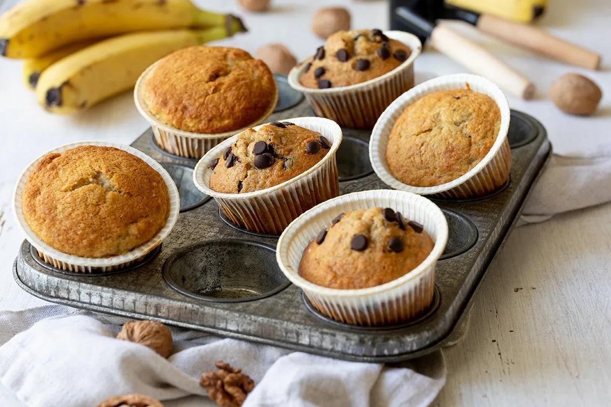 Bananen-Schoko-Muffins - Rezept - Sweets &amp; Lifestyle®