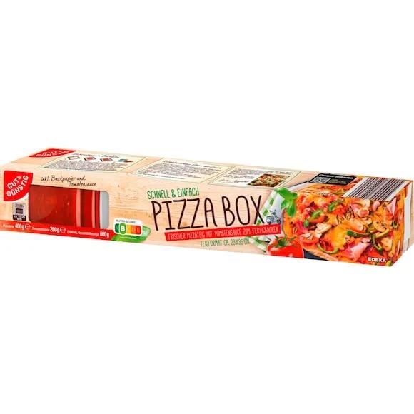 GUT&amp;GÜNSTIG Pizza-Box Pizzateig | bei Bringmeister online bestellen!