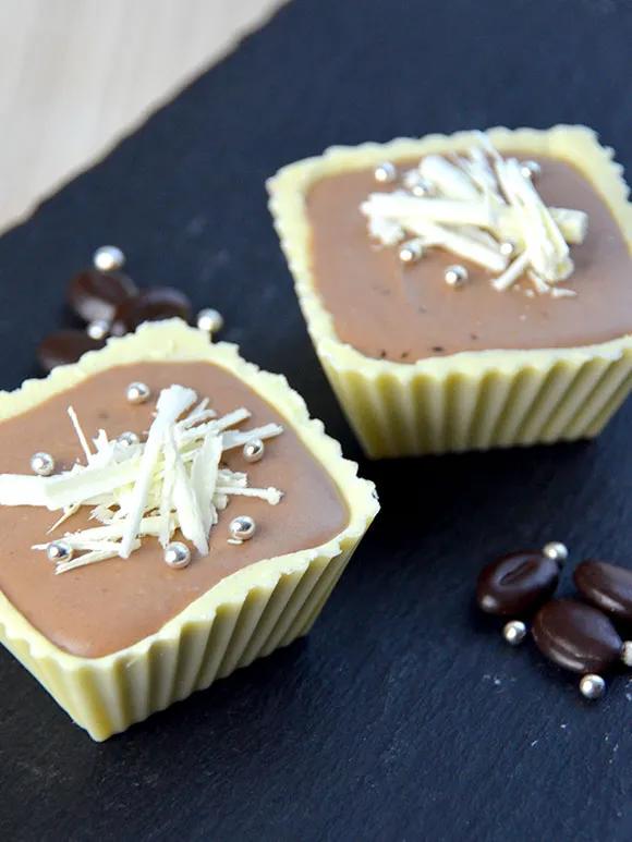 Bakjes van chocola met mokka-mousse - My Simply Special