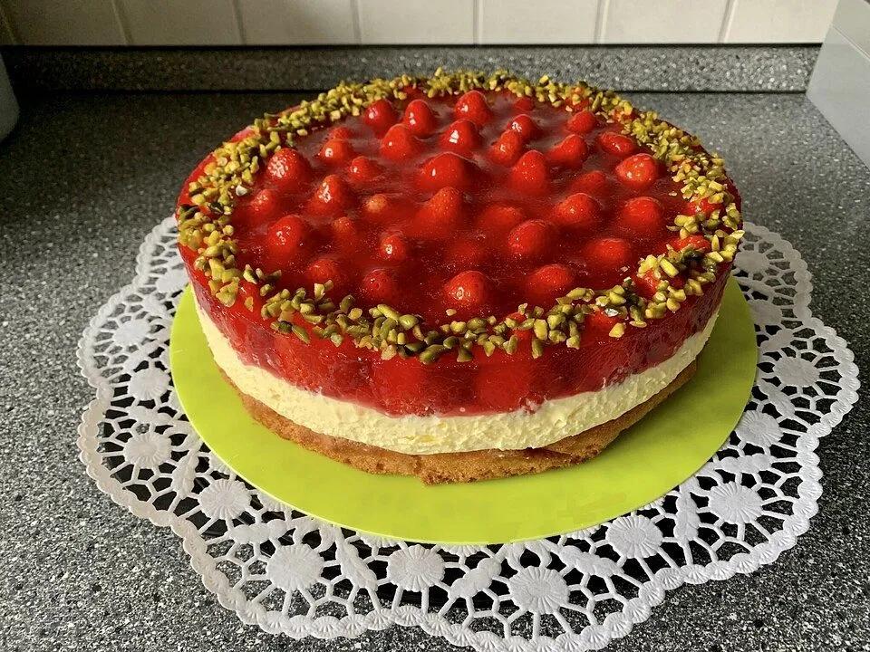 Erdbeer-Kuchen mit Vanillecreme von Noeri| Chefkoch