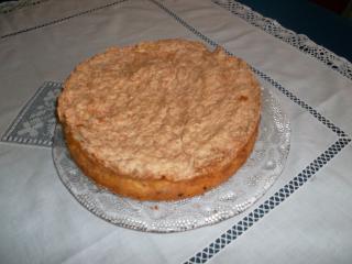 apfelkuchen mit kokoshaube