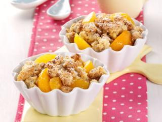 aprikosen crumble