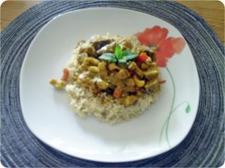 auberginen curry vegetarisch
