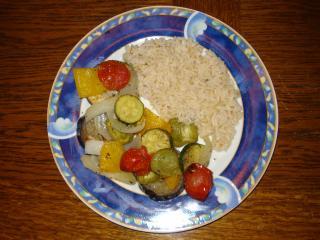 backofen ratatouille mit kräutern der provence