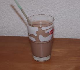 bananen nutella milch