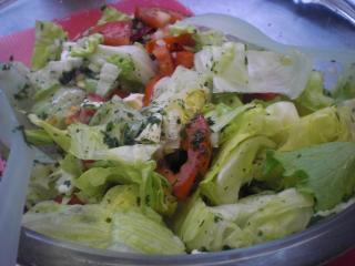 blue cheese salad salat mit blauschimmelkäse