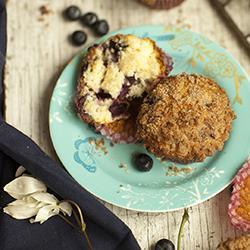 blueberry muffins mit zimtstreuseln