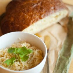 brasilianischer dip mit stockfisch bacalhau cremoso