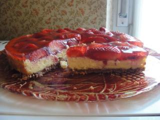 cheesecake mit waldfrüchten