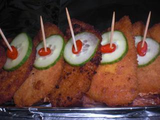 chili schnitzelchen fingerfood