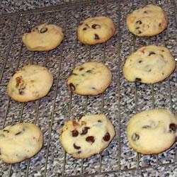 chocolate chip cookies aus mürbeteig