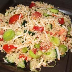 couscous salat mit surimi
