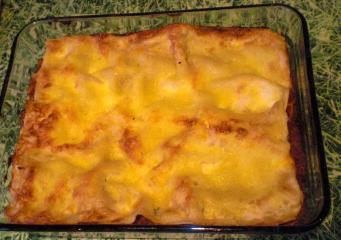 gemüse lasagne mit käsekruste