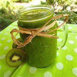 green smoothie mit kiwi