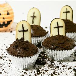 gruselige muffins zu halloween