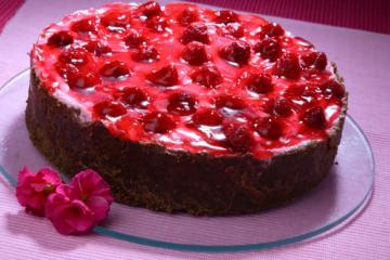 himmlische himbeertorte zum dahinschmelzen