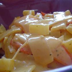hühnercurry mit ananas und tomaten in kokosmilch