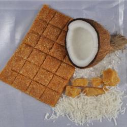 indisches kokos karamell chikki