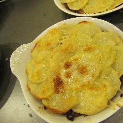 kartoffelgratin mit hackfleisch