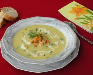 knollensellerie cremesuppe