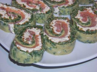 lachs spinat roulade