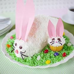 mamas einfacher osterhase kuchen