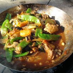 marokkanisches hähnchen mit couscous