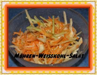 möhren weißkohl salat