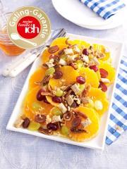 obstsalat mit hafer croûtons