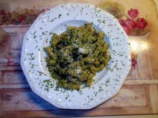 pasta mit zucchini basilikum und butter