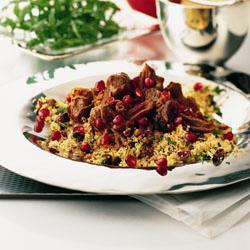 persischer couscous mit lamm