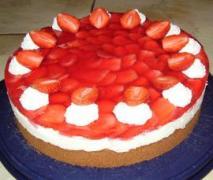 rhabarberkuchen mit walderdbeeren vom blech