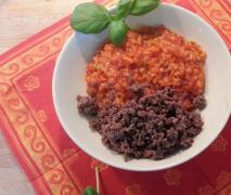 risotto möhren mit tatar